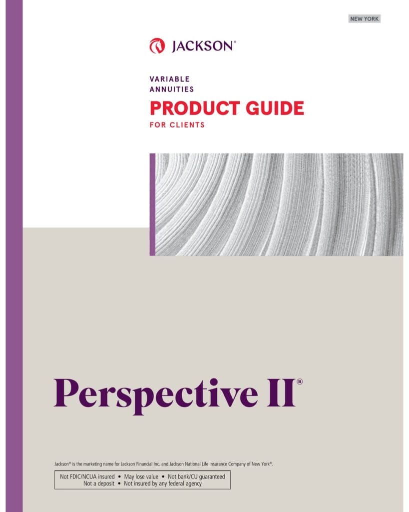 Jackson Perspective II variable annuity product brochure cover