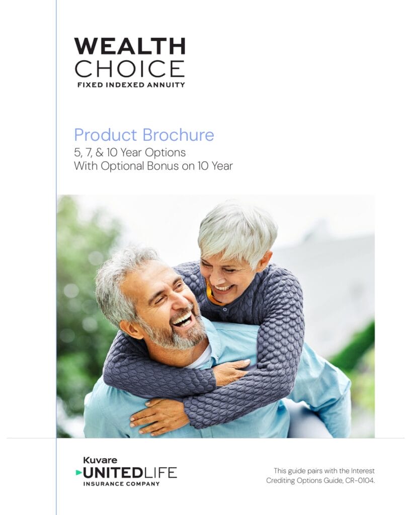 United Life WealthChoice fixed indexed annuity product brochure cover